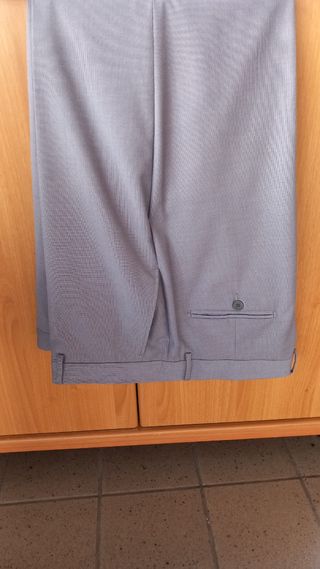 Pantaloni uomo grigio/celeste tg 60d/6