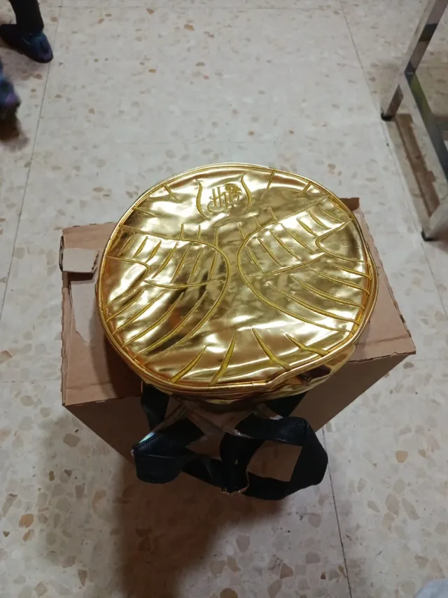 Mochila Harry Potter Dorada y Negra