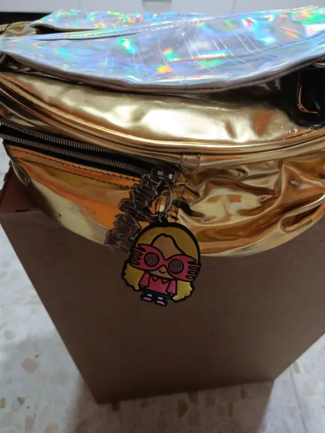 Mochila Harry Potter Dorada y Negra