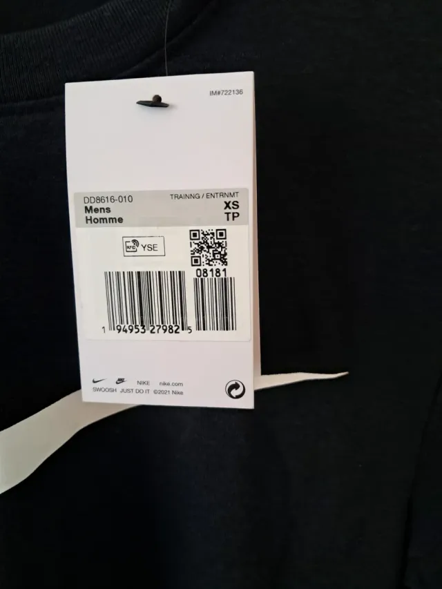 Camiseta Nike Athlete Negra Talla M