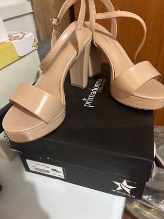Primadonna Sandali Tacco Alto N.39 Beige