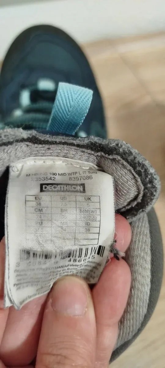 Botas de montaña Quechua Decathlon Talla 38