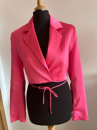 Chaqueta torerita rosa
