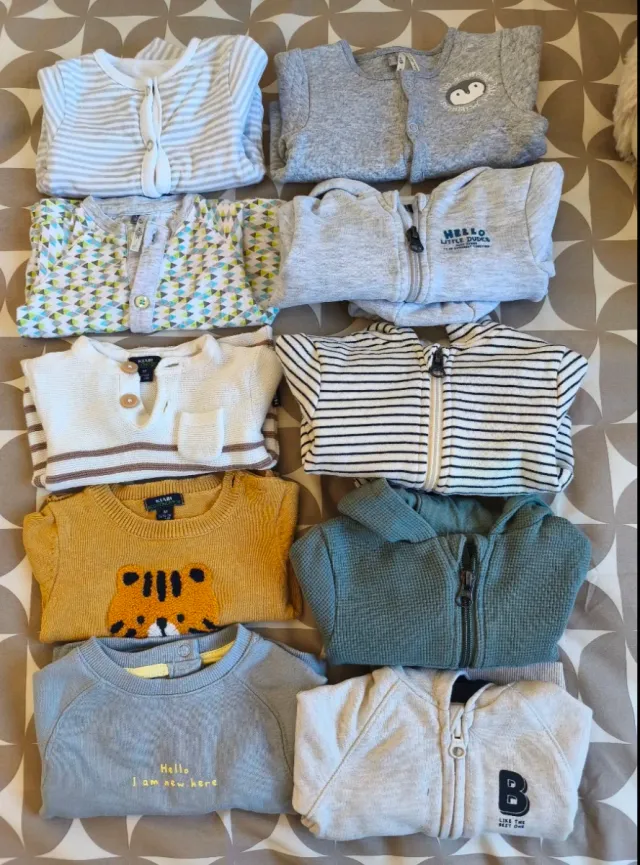 Lote Ropa Bebé Recién Nacido (Jerseys/Sudaderas)