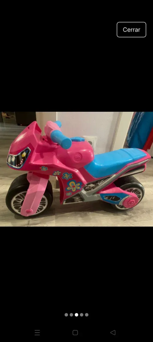 Moto niña rosa como nueva (Molto)