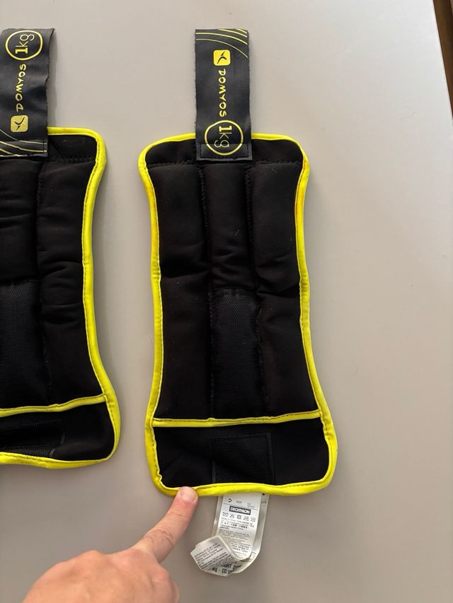 Lastres Tobillo 1kg DOMYOS (Par)