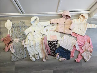 Lote Ropa Bebé Niña 9-12 Meses + regalos