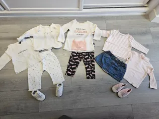 Lote Ropa Bebé Niña 9-12 Meses + regalos