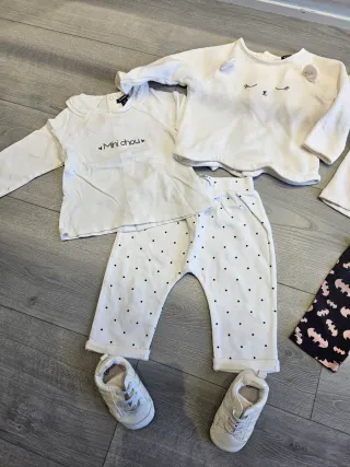 Lote Ropa Bebé Niña 9-12 Meses + regalos