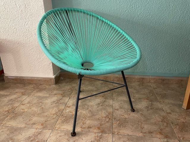 Silla Acapulco Verde Turquesa
