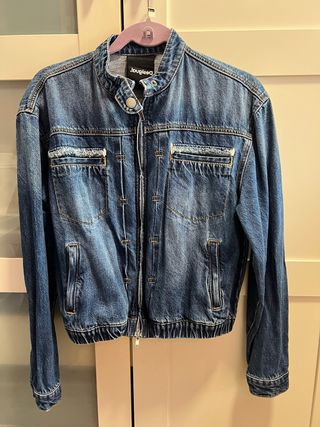 Chaqueta tejana Desigual azul