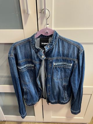 Chaqueta tejana Desigual azul