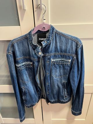 Chaqueta tejana Desigual azul