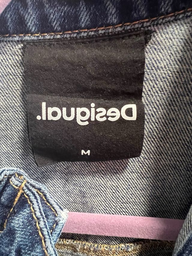 Chaqueta tejana Desigual azul