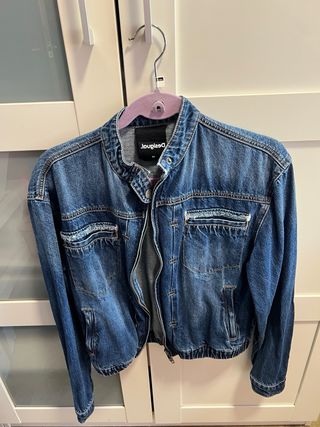 Chaqueta tejana Desigual azul