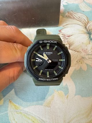 Casio G-Shock GA-2110-SU Reloj Negro/Verde