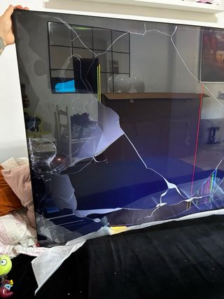 Samsung Crystal UHD 75 Pantalla Rota