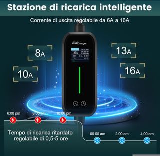 Cavo ricarica auto elettrica Schuco 6-16A