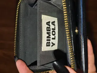 Bimba y Lola Cartera Billetera Negra Multicolor