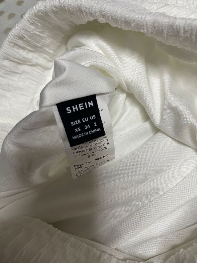 Conjunto Shein blanco