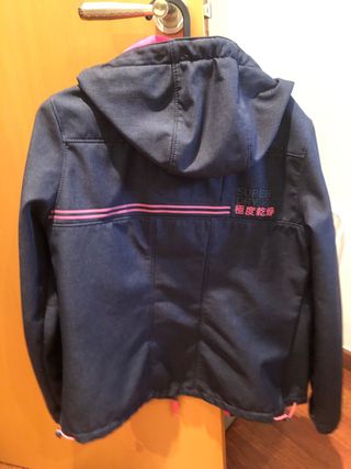 Chaqueta Superdry Talla S Azul y Rosa