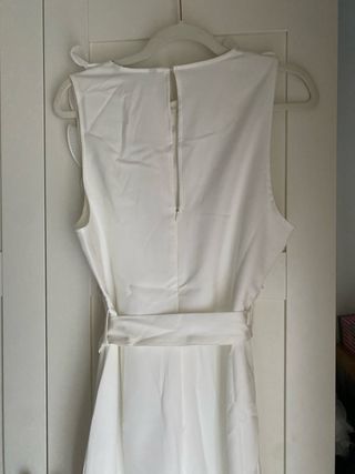 Mono blanco Zara volantes