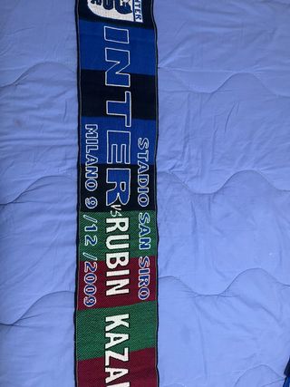 Sciarpa Inter vs Rubin Kazan 9/12/2009