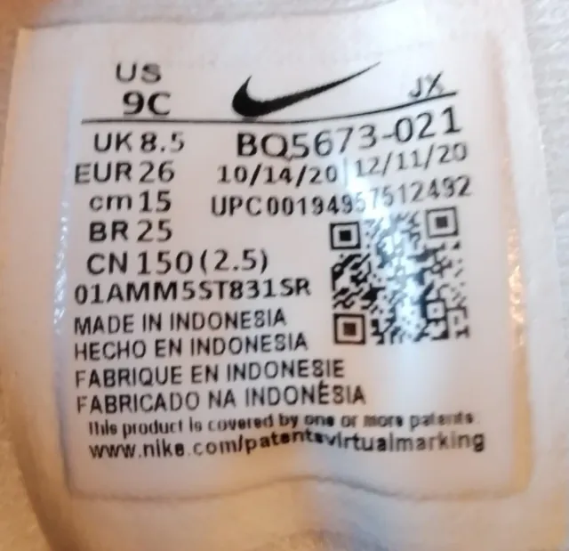 Deportivas niña Nike Talla 26