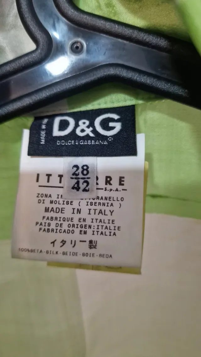 Conjunto Dolce & Gabbana Verde Talla 42