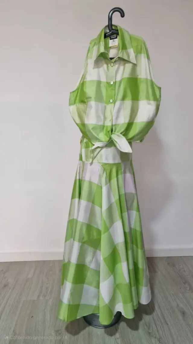 Conjunto Dolce & Gabbana Verde Talla 42