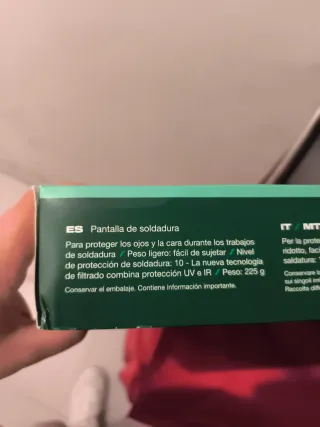 Pantalla de soldadura Parkside