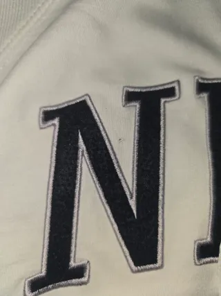 Smanicato Nike Felpa Bianco Taglia S