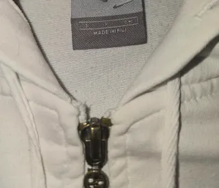 Smanicato Nike Felpa Bianco Taglia S
