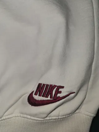 Smanicato Nike Felpa Bianco Taglia S