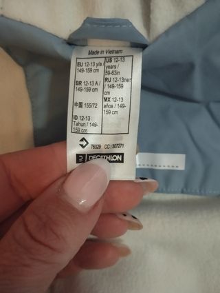 Chaqueta y pantalon de nieve infantil