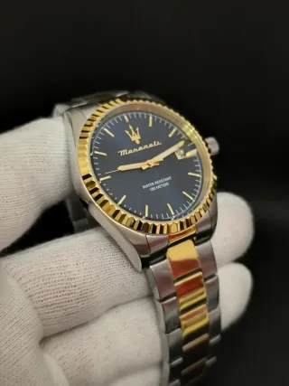 Reloj Maserati R8853100027 Bicolor Azul Hombre