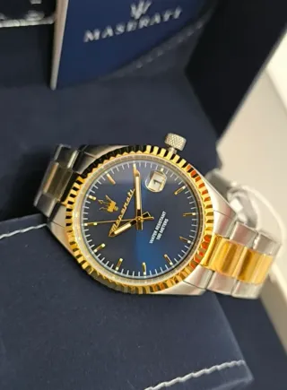 Reloj Maserati R8853100027 Bicolor Azul Hombre