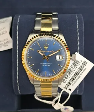 Reloj Maserati R8853100027 Bicolor Azul Hombre