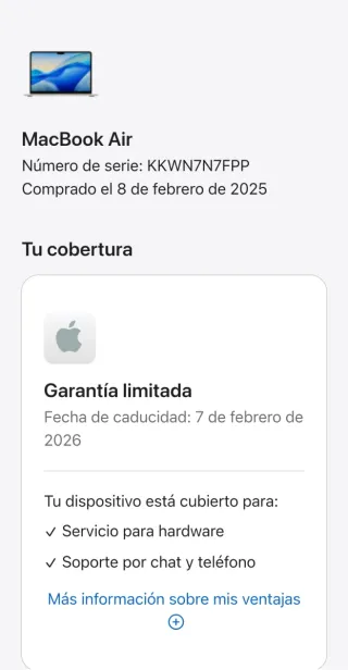 MacBook Air 13' M3 256GB 16GB RAM