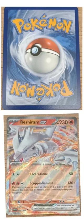 Carta Pokemon Reshiram EX 020/086