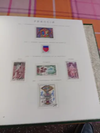 Álbum de sellos franceses