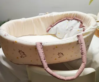 Muñeca Reborn Vega 40cm + Manta y Capazo