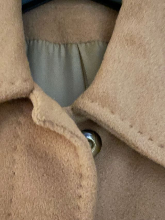 Abrigo Lana-Cachemir-Angora Camel