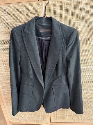 Americana Zara Gris Mujer