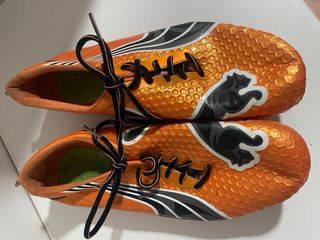 Puma Theseus Zapatillas Atletismo Clavos Naranja