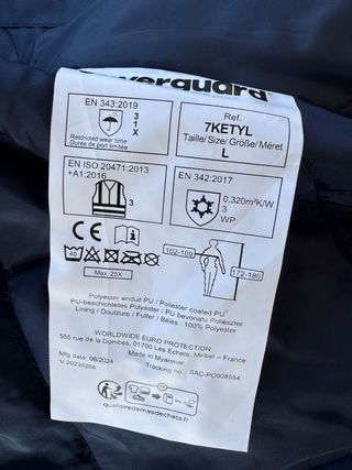 Parka de trabajo reflectante Coverguard