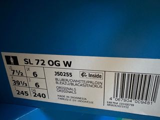 Zapatillas Adidas Azul y Blanco