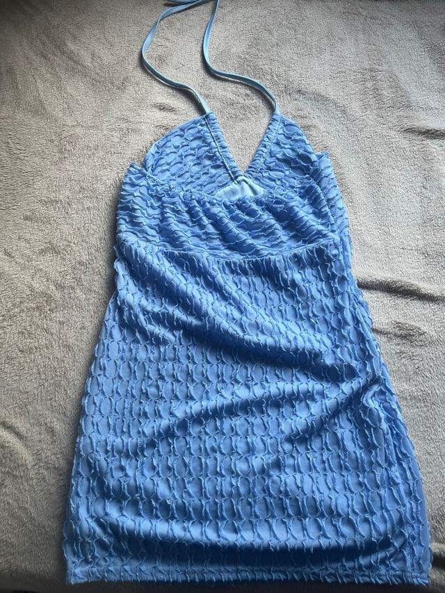 Vestido playero azul One Size