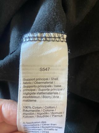 Camiseta Lacoste Negra Talla M