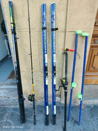 Equipo pesca surf casting completo